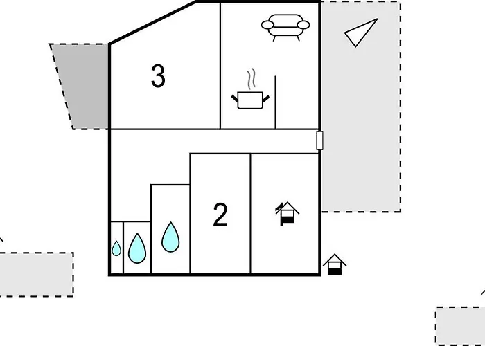 3 Bedroom Awesome In Apartman *